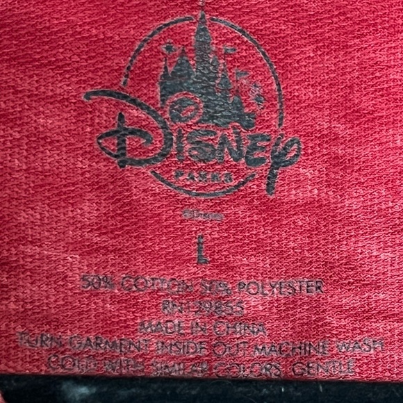 Disney Parks Women’s Minnie Mouse full zip hoodie/jacket - Size Large - Red - Picture 3 of 6